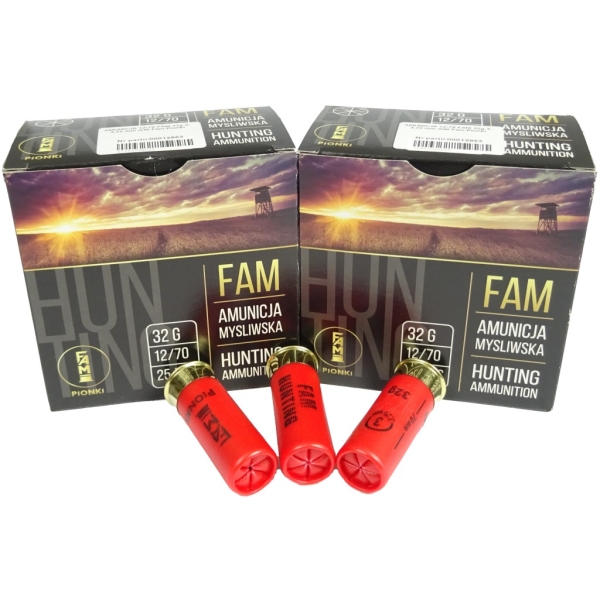 Amunicja Myśliwska kal. 12/70 GW 3-3,25mm 32g Fam